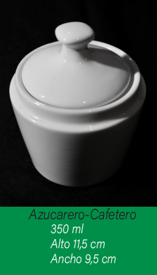 Azucarero/Cafetero de Loza