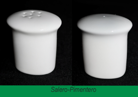 Salero y Pimentero de Loza