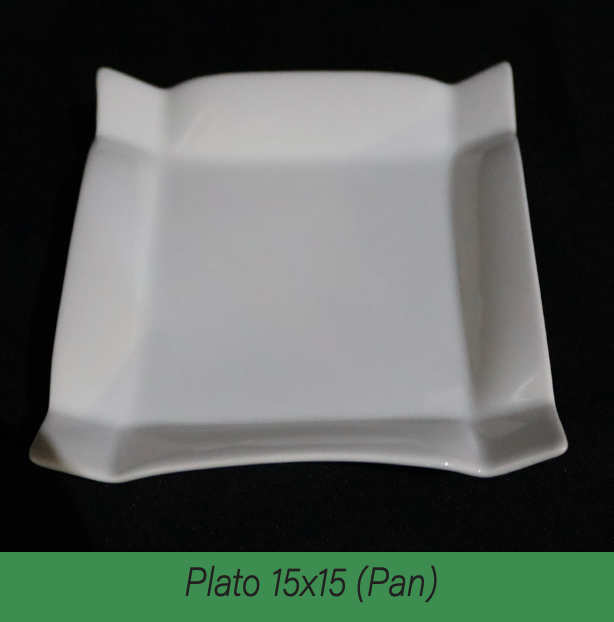 Plato Square 15x15cm