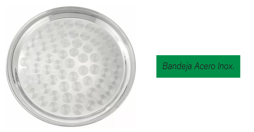 Bandeja Acero Inoxidable