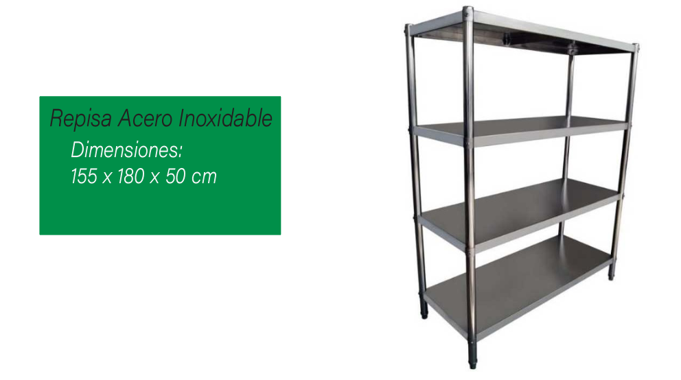 Repisa Acero Inoxidable